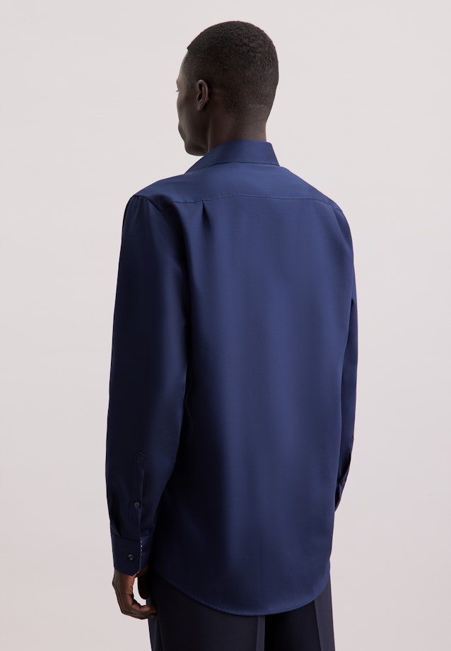 Regular Business shirt Uni in Dunkelblau |  Seidensticker Onlineshop