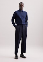 Regular Business shirt Uni in Dunkelblau |  Seidensticker Onlineshop