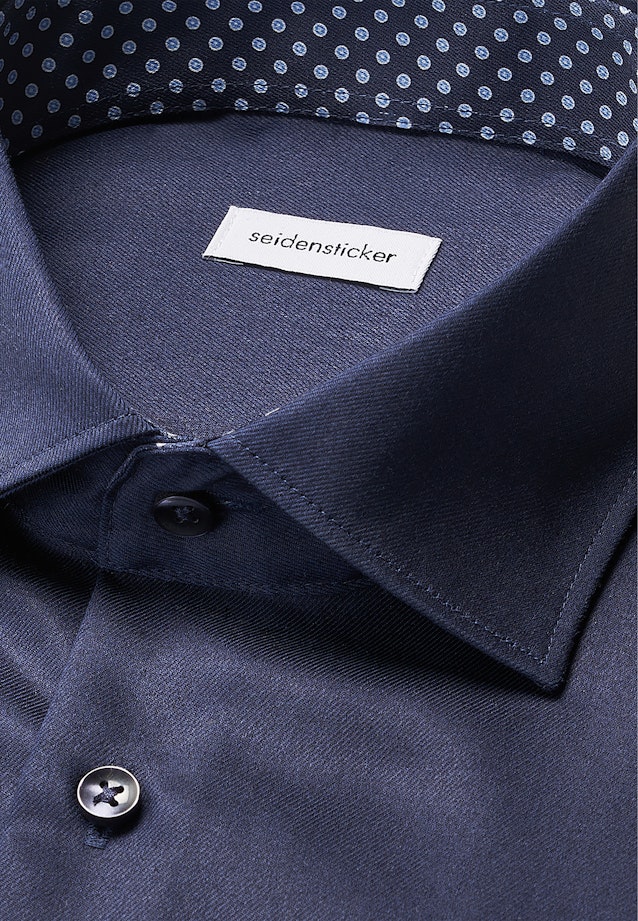 Regular Business Hemd Uni in Dunkelblau |  Seidensticker Onlineshop