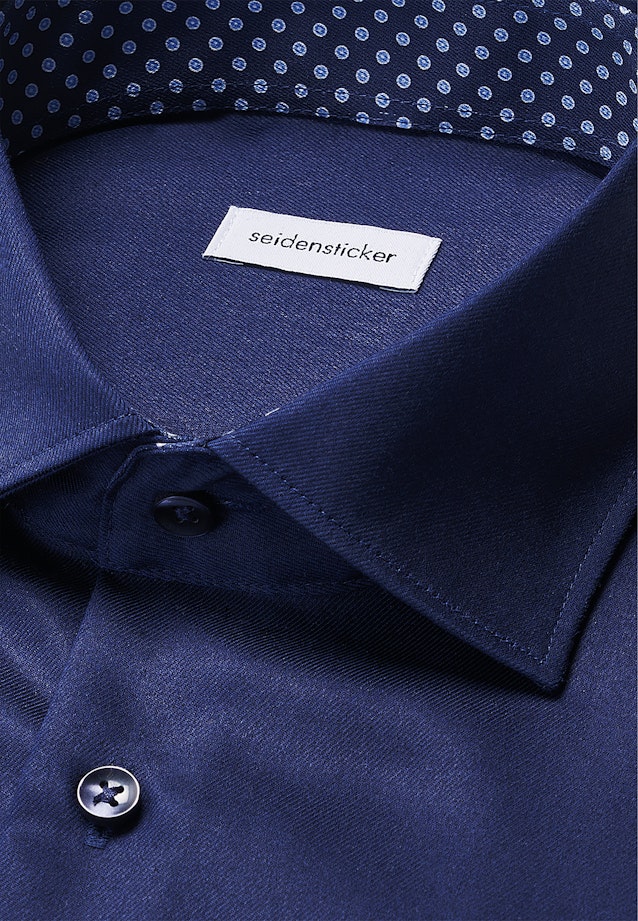 Regular Business Hemd Uni in Dunkelblau |  Seidensticker Onlineshop