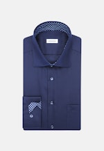 Regular Business Hemd Uni in Dunkelblau |  Seidensticker Onlineshop