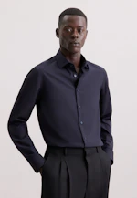 Slim Business Hemd Uni in Dunkelblau |  Seidensticker Onlineshop