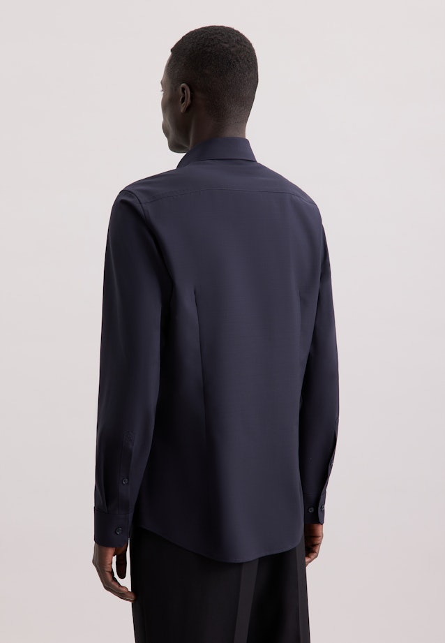 Slim Business Hemd Uni in Dunkelblau |  Seidensticker Onlineshop