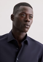 Slim Business Hemd Uni in Dunkelblau |  Seidensticker Onlineshop