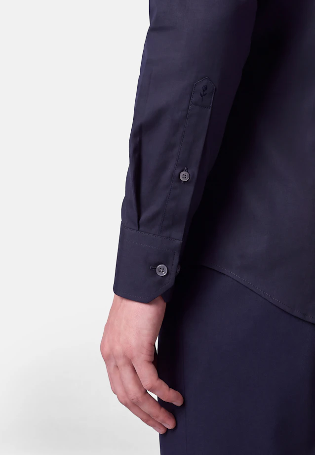 Slim Business shirt Uni in Dunkelblau |  Seidensticker Onlineshop