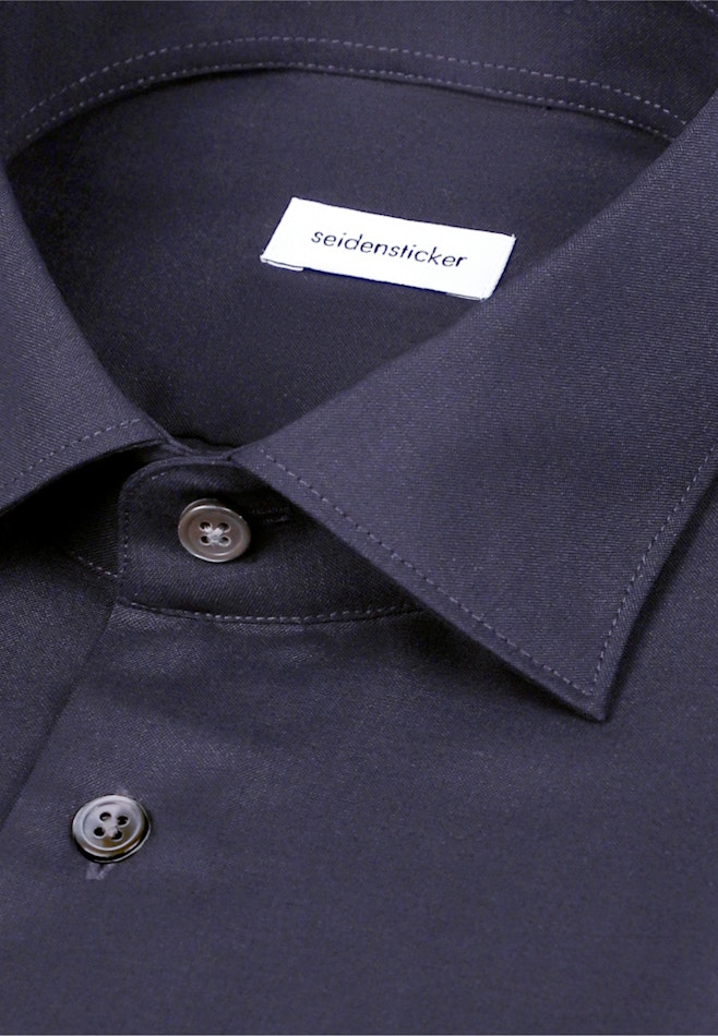 Slim Business shirt Uni in Dunkelblau | Seidensticker online shop
