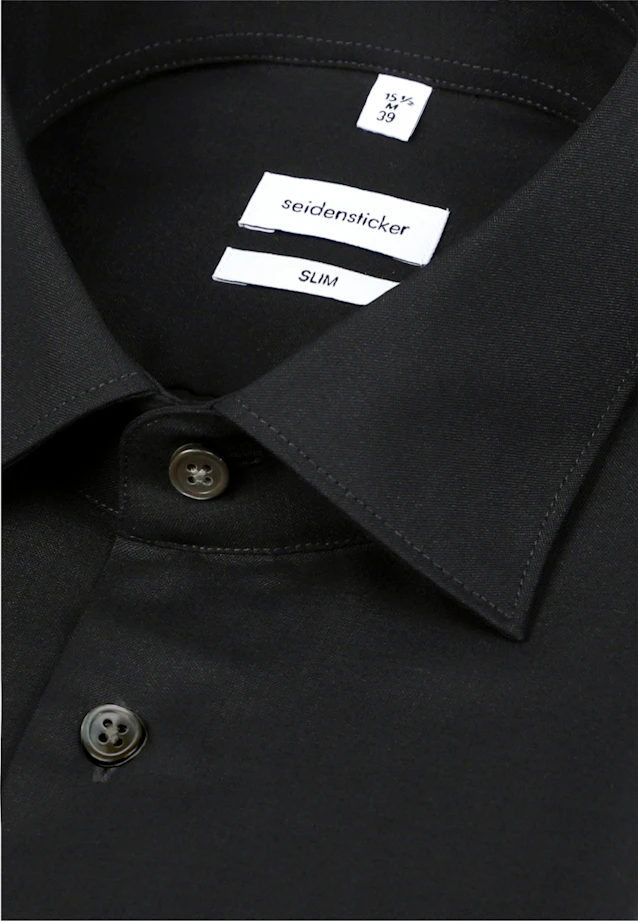 Slim Business Hemd Uni in Dunkelblau |  Seidensticker Onlineshop