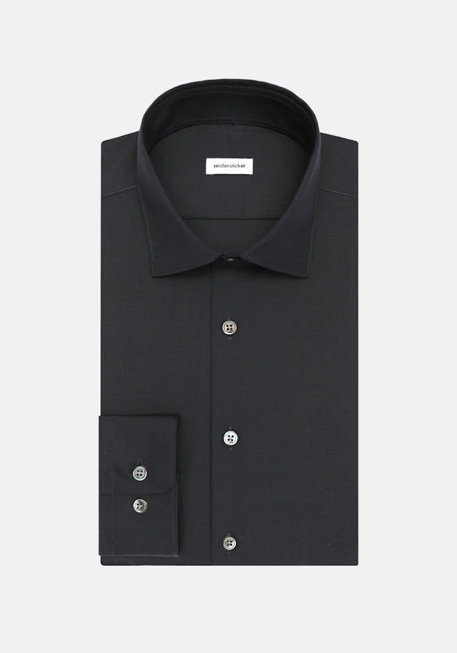 Slim Business shirt Uni in Dunkelblau | Seidensticker online shop