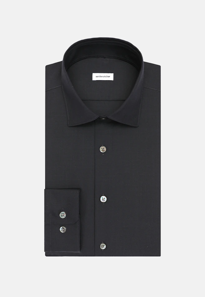 Slim Business Hemd Uni in Dunkelblau | Seidensticker Onlineshop