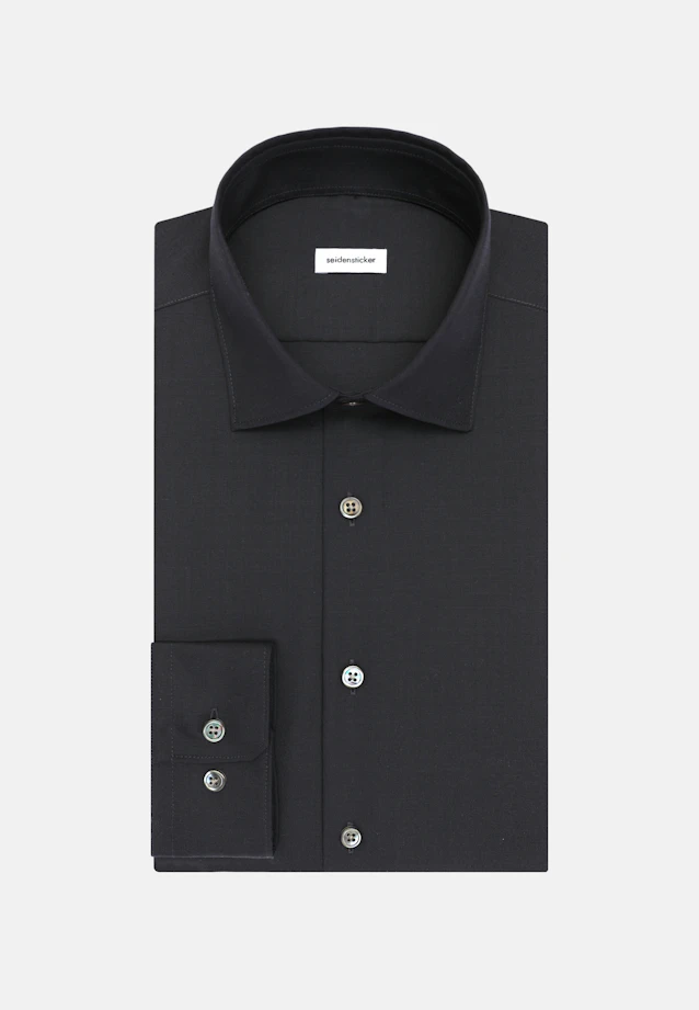 Slim Business Hemd Uni in Dunkelblau |  Seidensticker Onlineshop