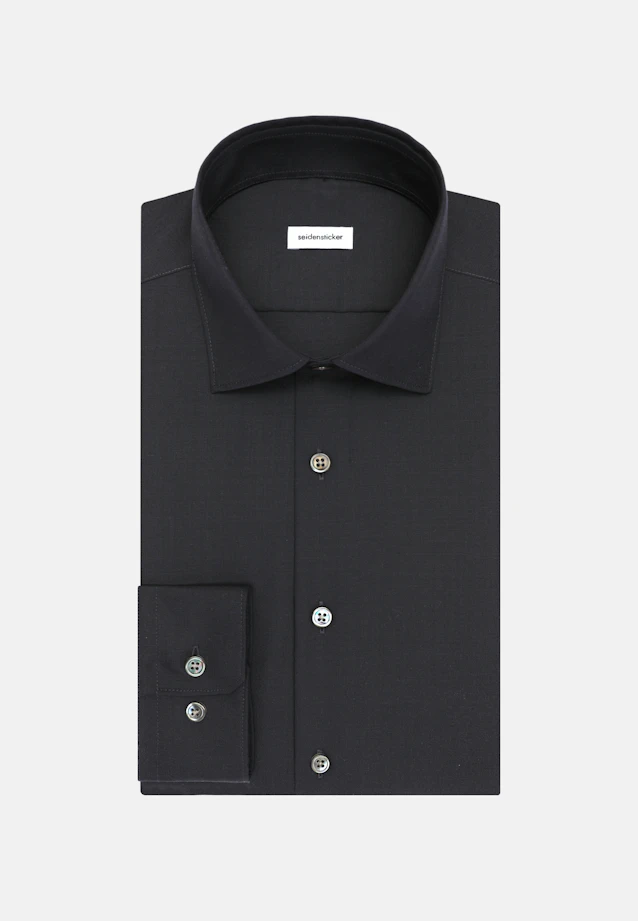 Slim Business Hemd Uni in Dunkelblau |  Seidensticker Onlineshop