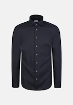 Slim Business shirt Uni in Dunkelblau |  Seidensticker Onlineshop