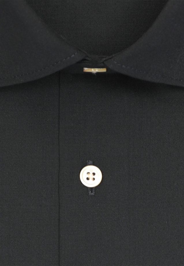 Slim Business Hemd Uni in Schwarz |  Seidensticker Onlineshop