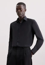 Slim Chemise d'affaires Uni in Noir |  Seidensticker Onlineshop