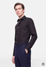 Slim Business shirt Uni in Schwarz |  Seidensticker Onlineshop