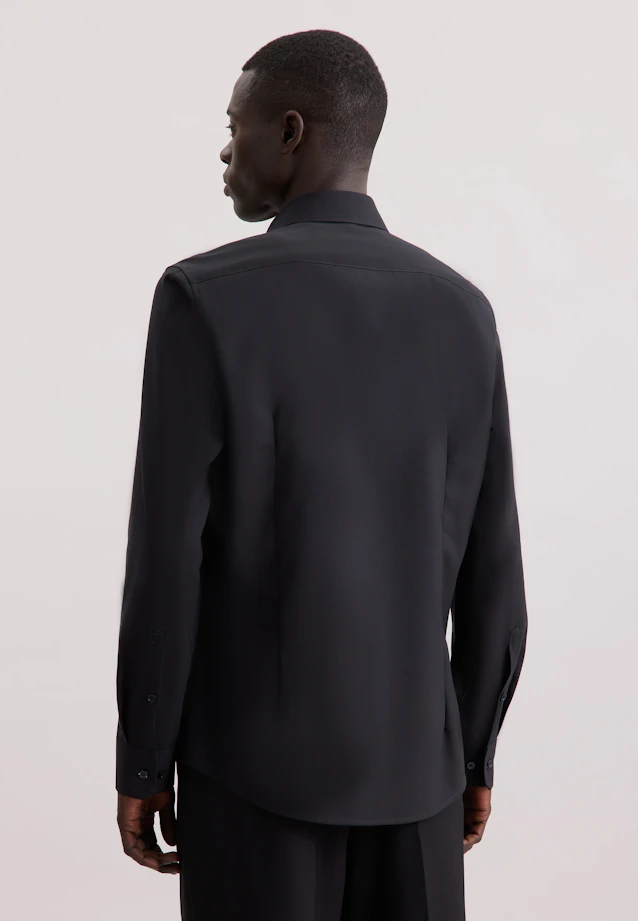 Slim Chemise d'affaires Uni in Noir |  Seidensticker Onlineshop
