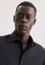 Slim Business Hemd Uni in Schwarz |  Seidensticker Onlineshop