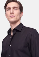 Slim Business shirt Uni in Schwarz |  Seidensticker Onlineshop