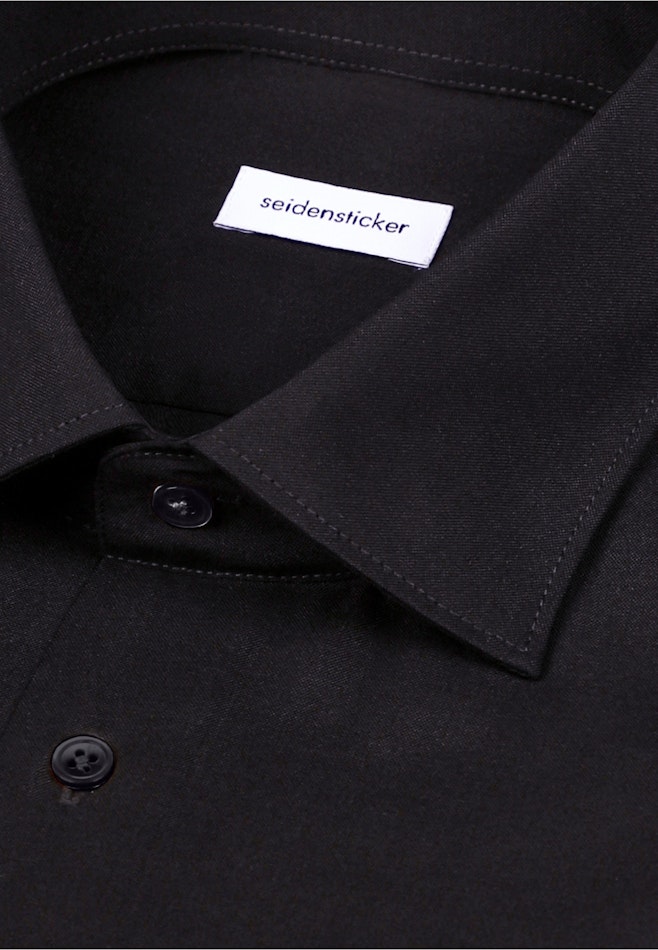 Slim Business Hemd Uni in Schwarz | Seidensticker Onlineshop