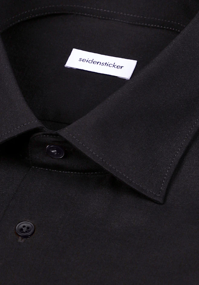 Slim Chemise d'affaires Uni dans Noir | Boutique en ligne Seidensticker