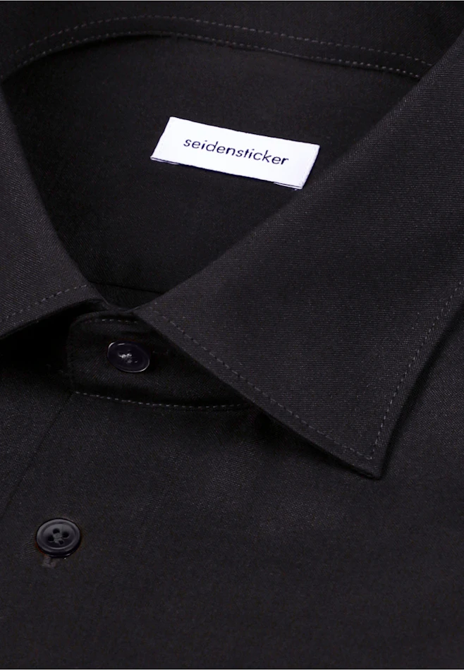 Slim Business Hemd Uni in Schwarz | Seidensticker Onlineshop