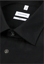 Slim Chemise d'affaires Uni in Noir |  Seidensticker Onlineshop