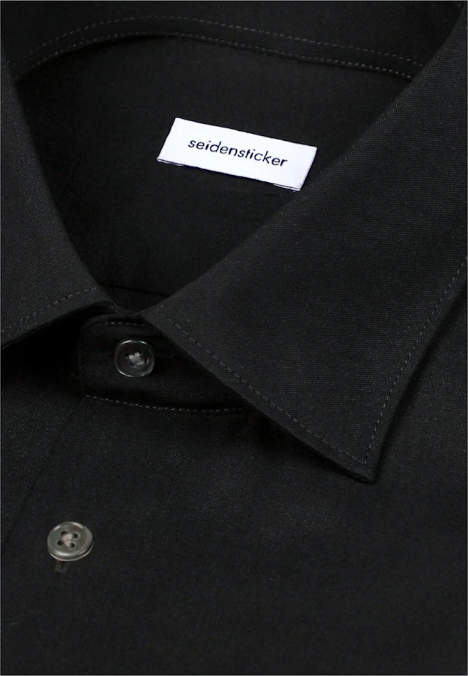 Slim Business Hemd Uni in Schwarz | Seidensticker Onlineshop