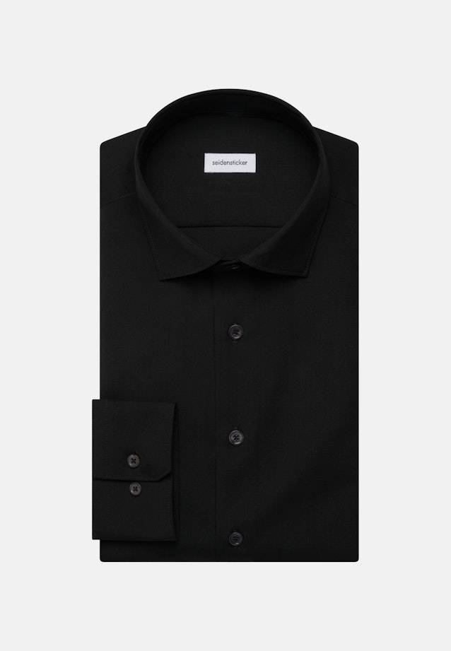 Slim Business Hemd Uni in Schwarz |  Seidensticker Onlineshop