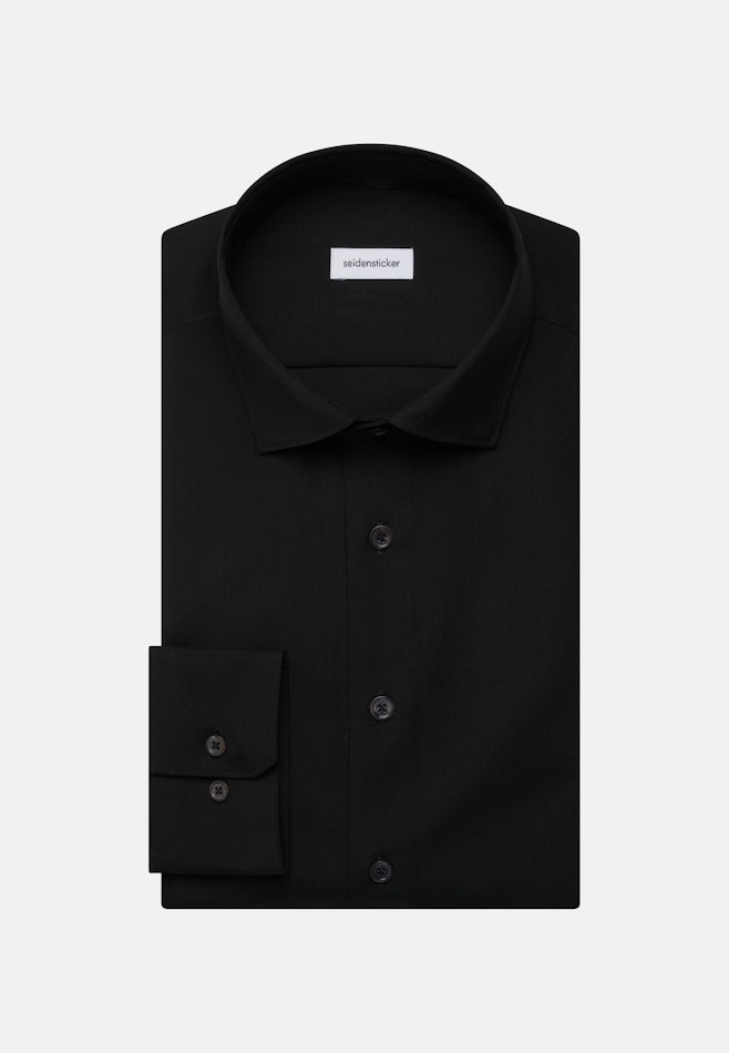 Slim Business shirt Uni in Schwarz | Seidensticker online shop