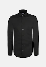 Slim Business shirt Uni in Schwarz |  Seidensticker Onlineshop