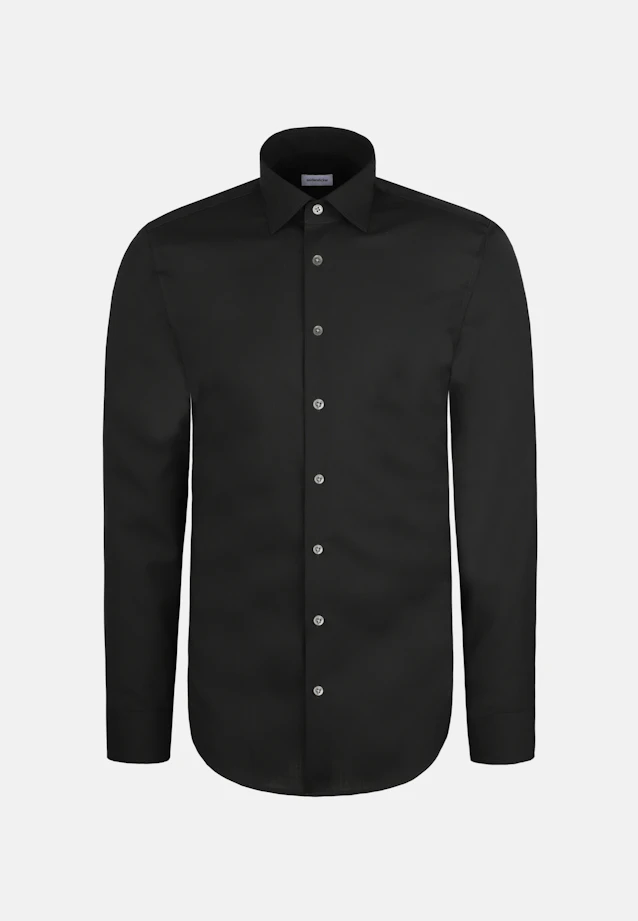 Slim Chemise d'affaires Uni in Noir |  Seidensticker Onlineshop