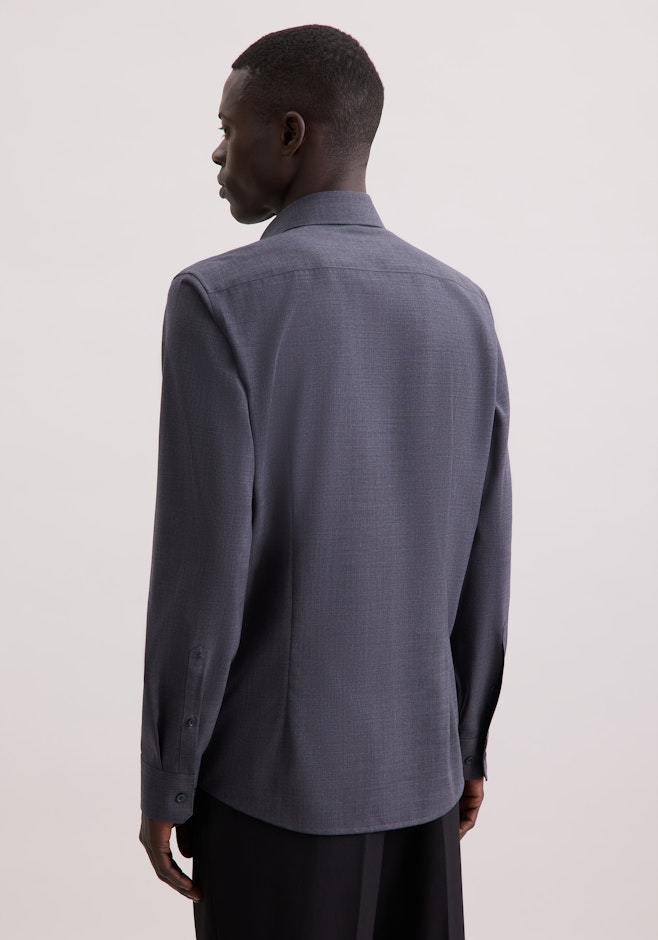 Slim Business Hemd Uni in Grau | Seidensticker Onlineshop
