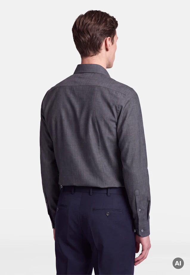 Slim Business shirt Uni in Grey |  Seidensticker Onlineshop