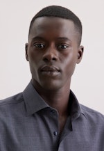 Slim Chemise d'affaires Uni in Gris |  Seidensticker Onlineshop