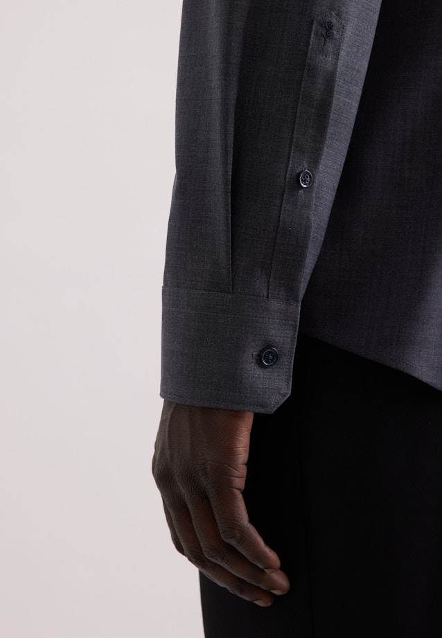 Slim Business Hemd Uni in Grau |  Seidensticker Onlineshop
