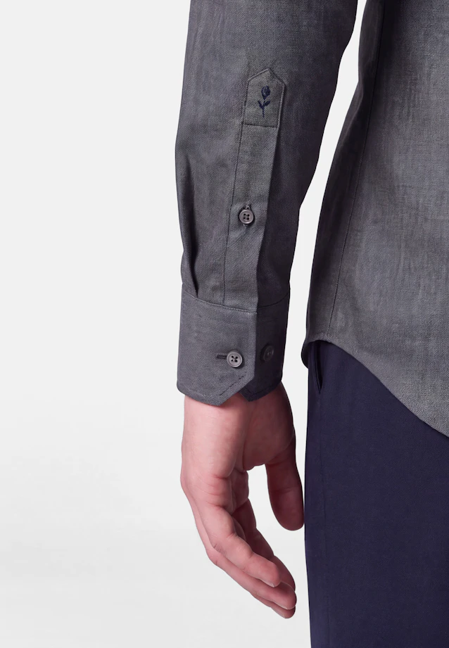 Slim Business shirt Uni in Grey |  Seidensticker Onlineshop
