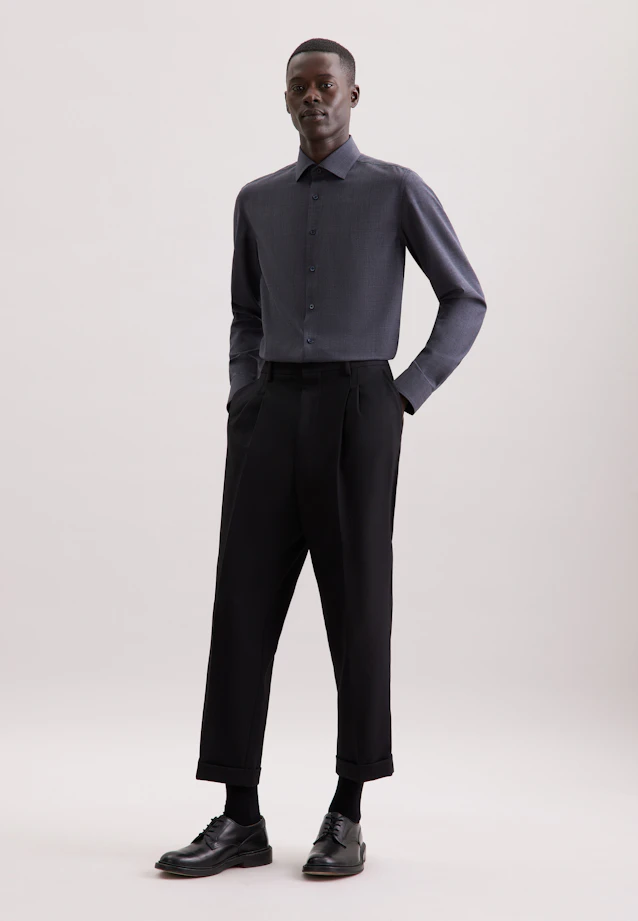 Slim Business shirt Uni in Grey |  Seidensticker Onlineshop