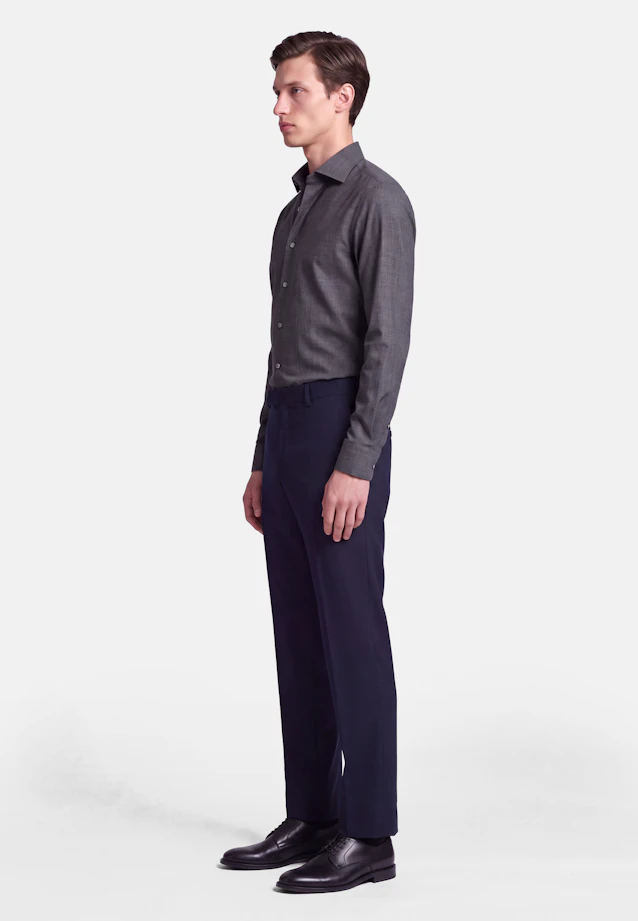 Slim Business shirt Uni in Grey |  Seidensticker Onlineshop