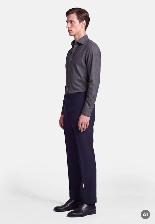 Slim Business Hemd Uni in Grau |  Seidensticker Onlineshop