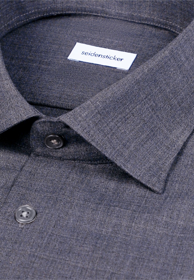 Slim Business Hemd Uni in Grau |  Seidensticker Onlineshop