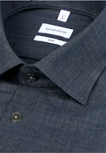 Slim Business shirt Uni in Grey |  Seidensticker Onlineshop