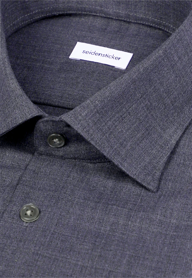 Slim Business shirt Uni in Grey |  Seidensticker Onlineshop
