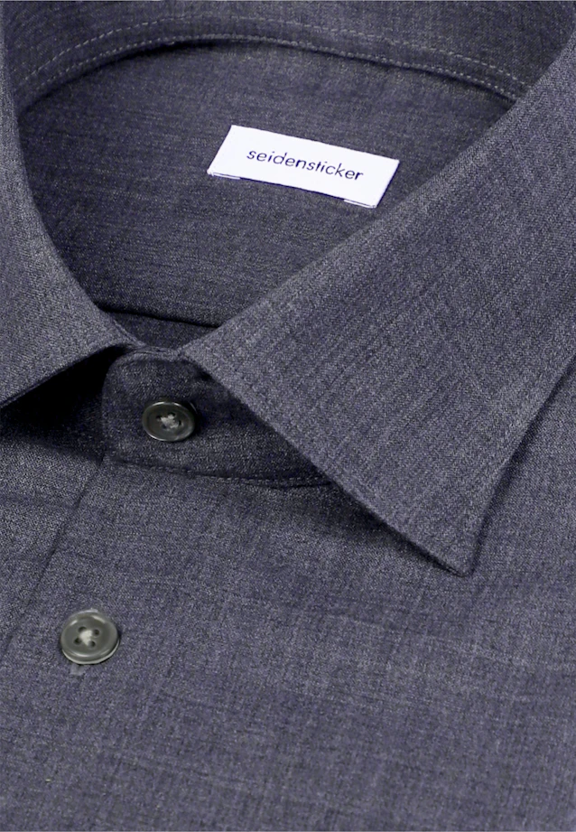 Slim Business Hemd Uni in Grau |  Seidensticker Onlineshop