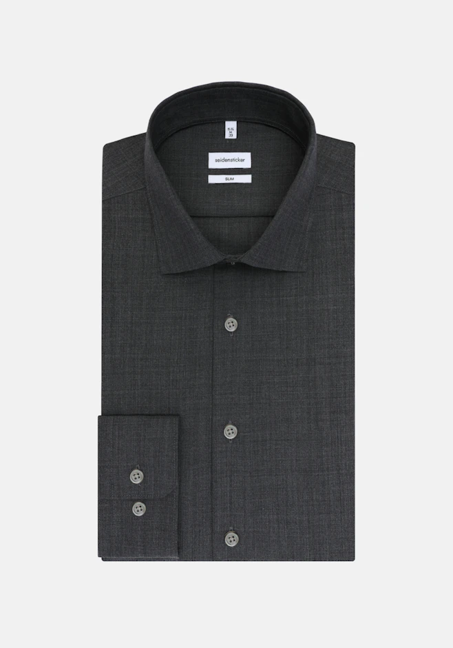 Slim Business shirt Uni in Grey | Seidensticker online shop