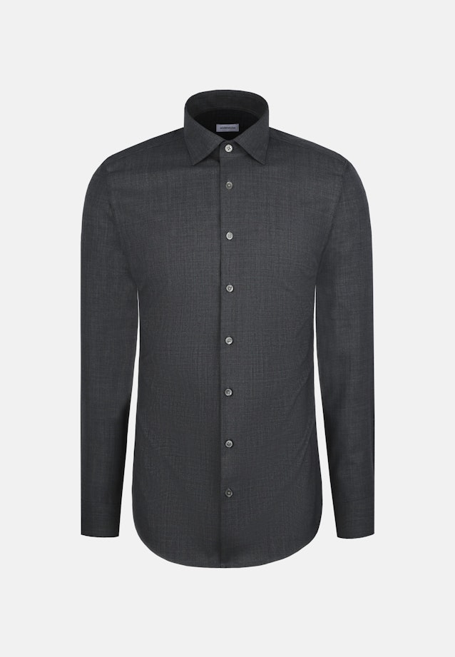 Slim Chemise d'affaires Uni in Gris |  Seidensticker Onlineshop