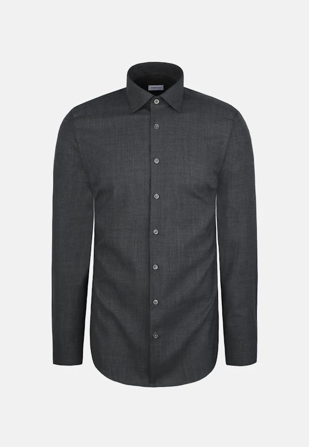 Slim Business shirt Uni in Grey |  Seidensticker Onlineshop