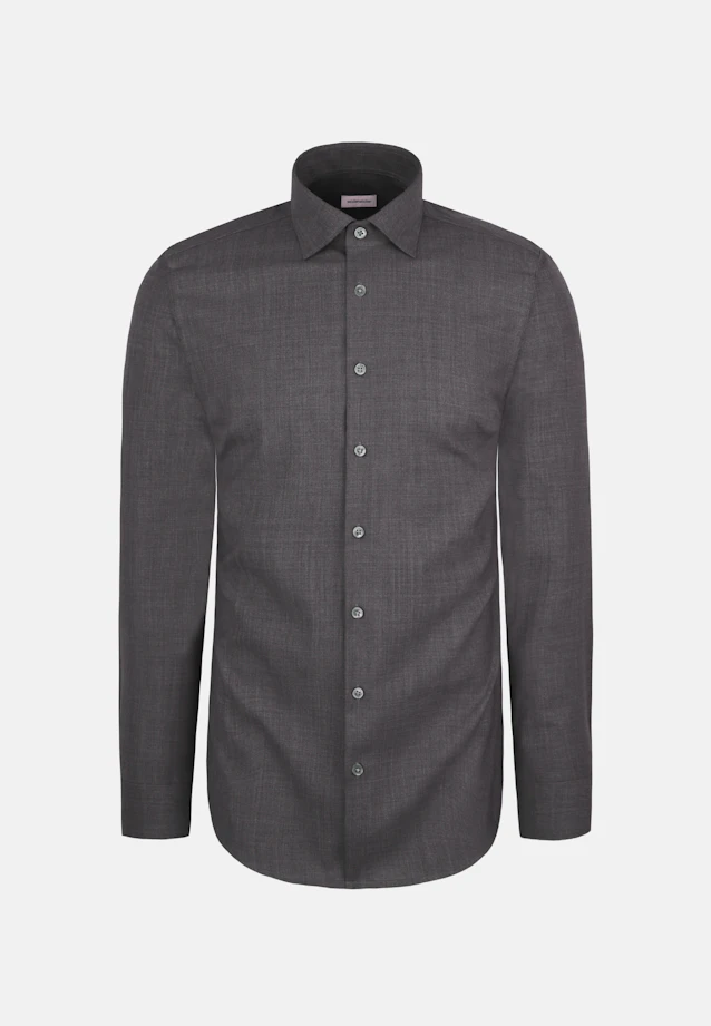 Slim Business shirt Uni in Grey |  Seidensticker Onlineshop