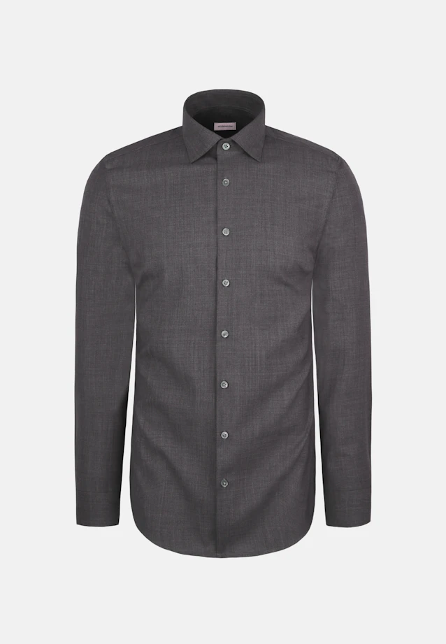 Slim Business shirt Uni in Grey |  Seidensticker Onlineshop