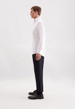 Regular Chemise d'affaires Chevron in Blanc |  Seidensticker Onlineshop