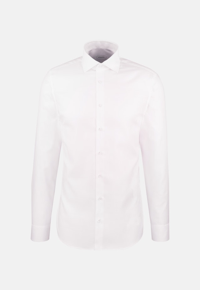 Regular Chemise d'affaires Chevron in Blanc |  Seidensticker Onlineshop